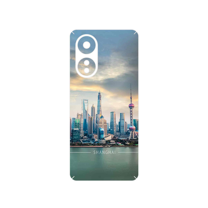 برچسب پوششی ماهوت مدل Shanghai_City مناسب برای گوشی موبایل اپو A58 4G