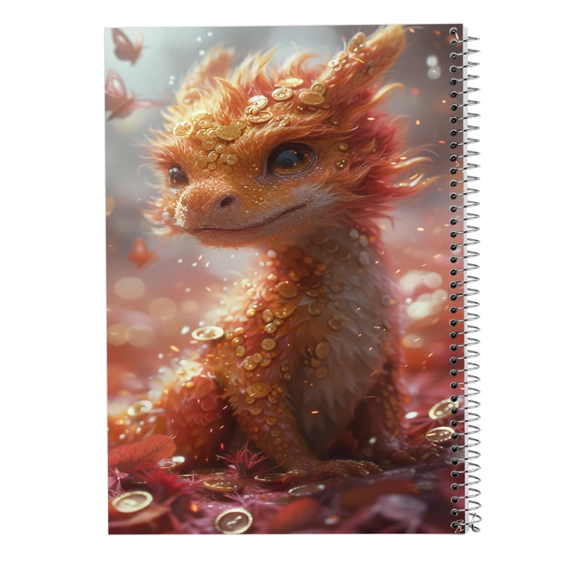 دفتر مشق 50 برگ مدوپد مدل اژدها کد DF16814