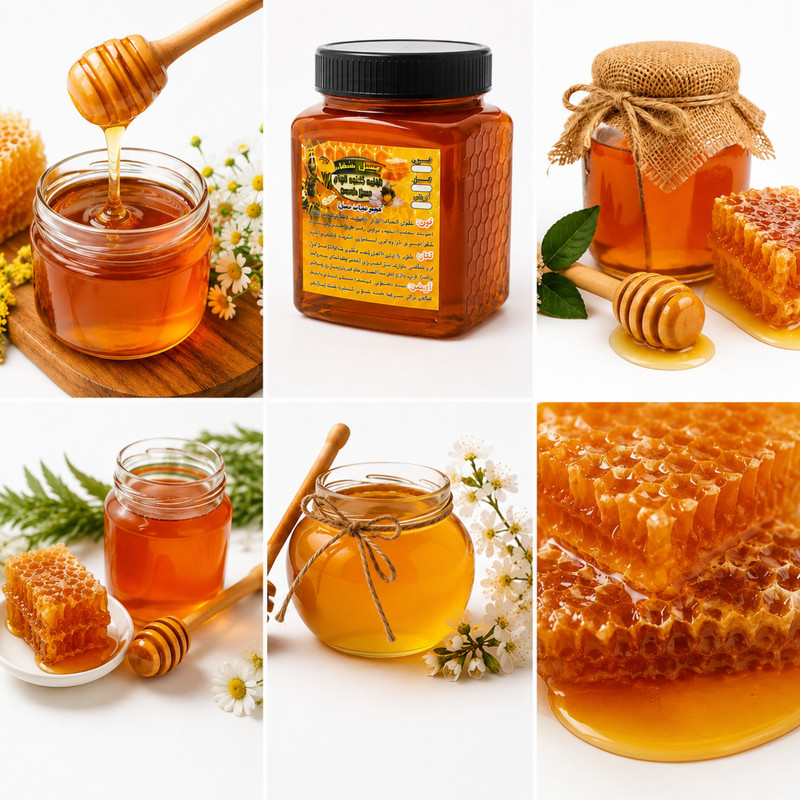 عسل طبیعی گون - 500 گرم