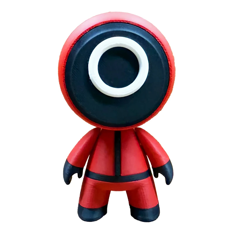 فیگور مدل اسکویید گیم ماسک دایره ای ارتفاع 10 سانتی متر