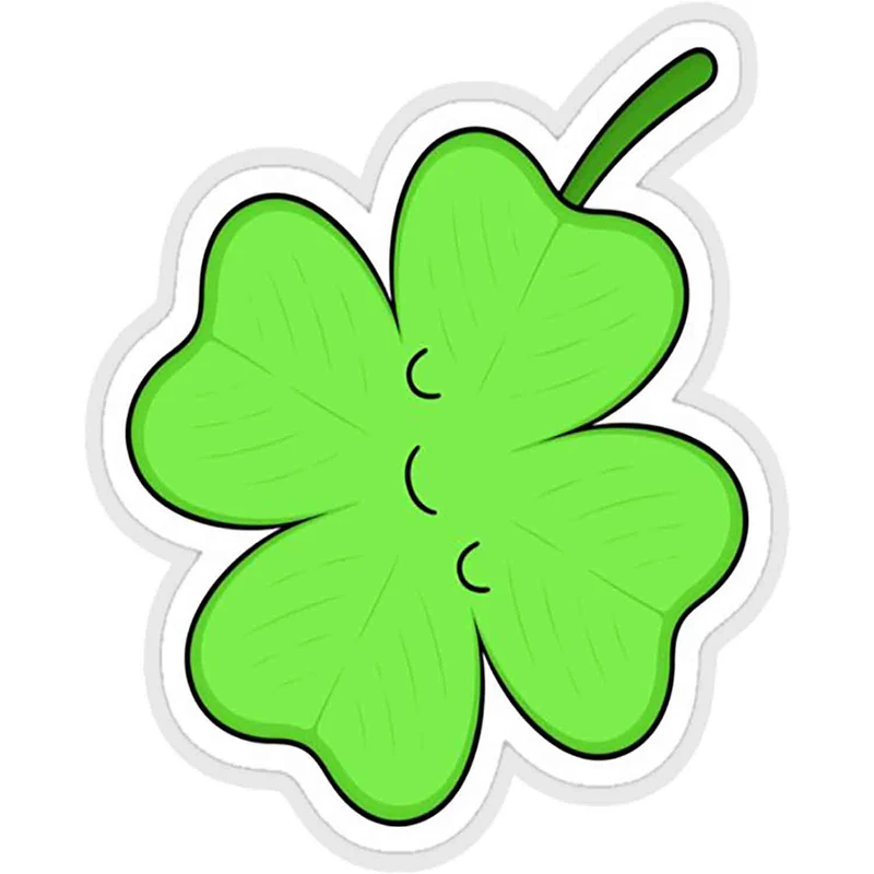 استیکر لپ تاپ طرح lucky clover کد ST1172