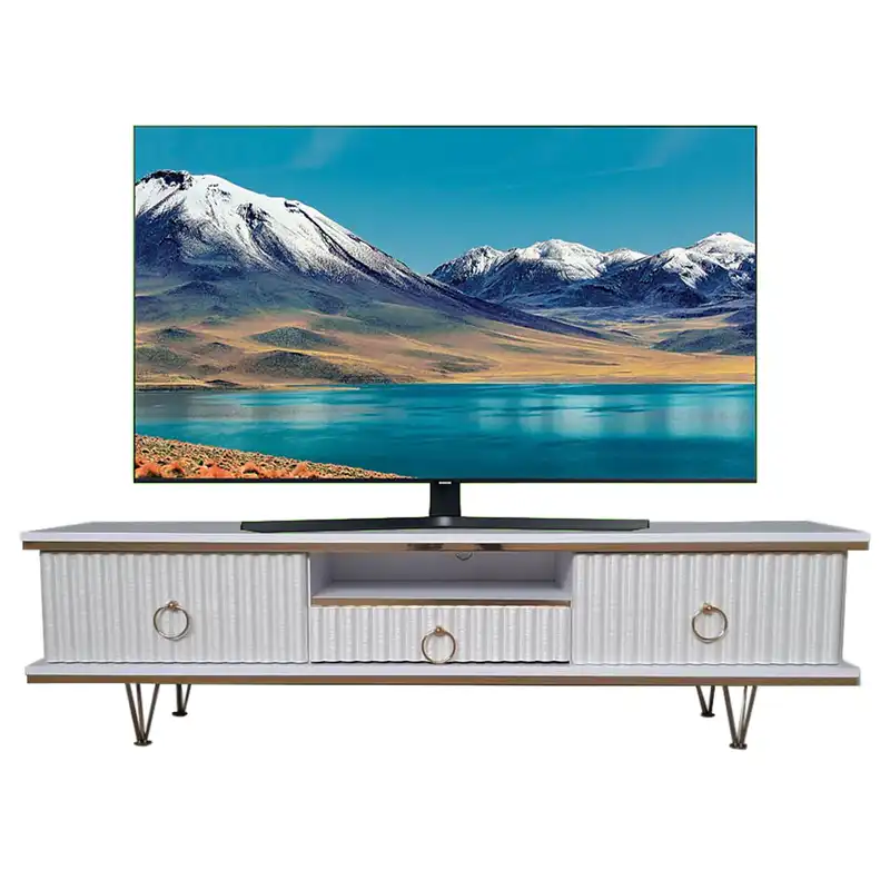 میز تلویزیون مدل پایه فلزی کد 150