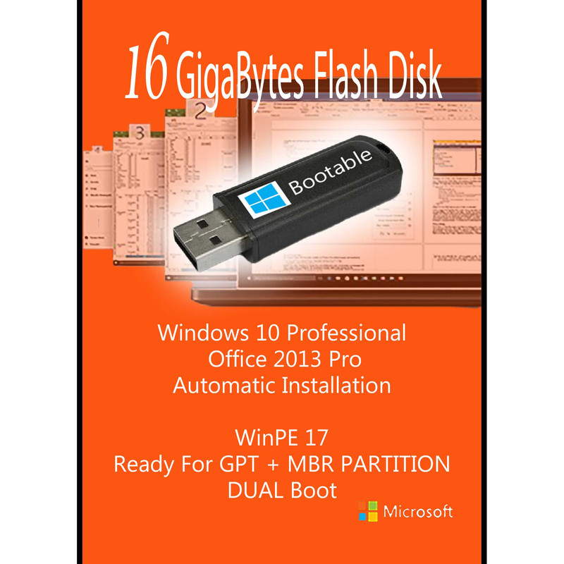 سیستم عامل  Windows 10 Pro + Office 2013 Pro نشر مایکروسافت 