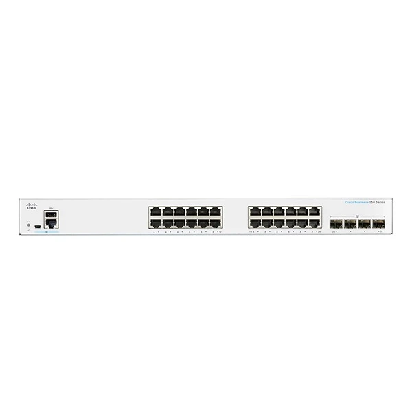 سوییچ 24 پورت سیکو مدل CBS250-24T-4G