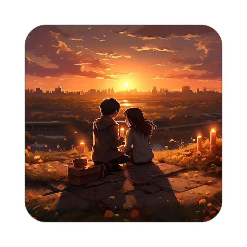 زیر لیوانی کاکتی مدل عاشقانه کد mp12917