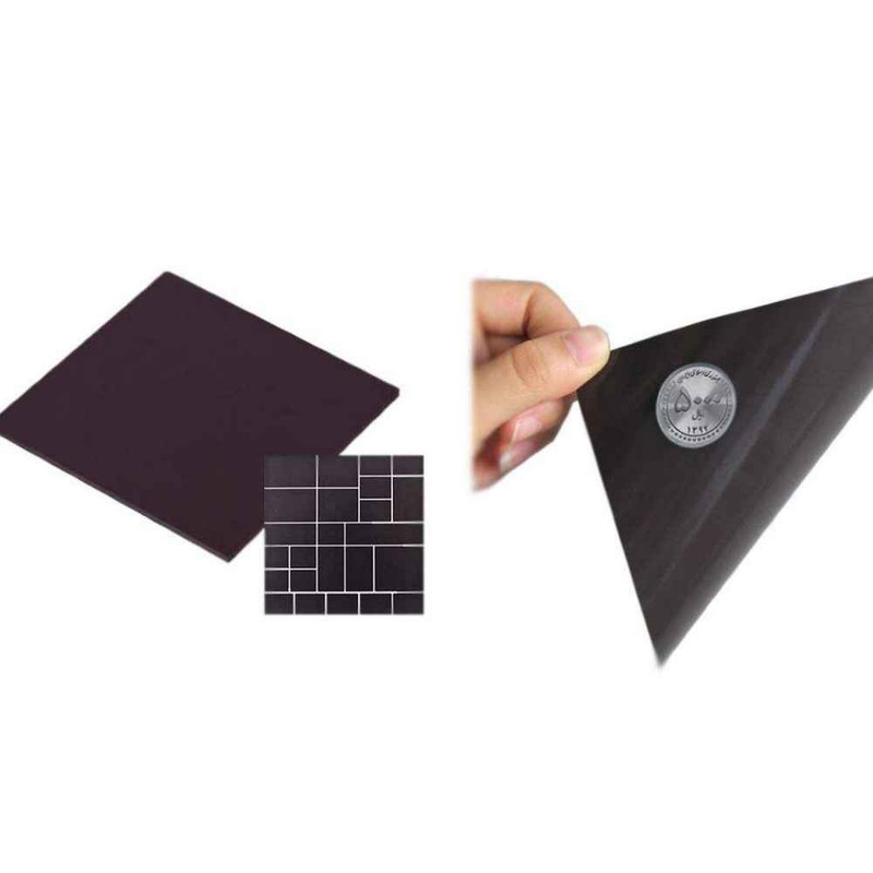 آهن ربا ورقه ای لاستیکی مدل Rubber ابعاد 60x40 سانتی متر
