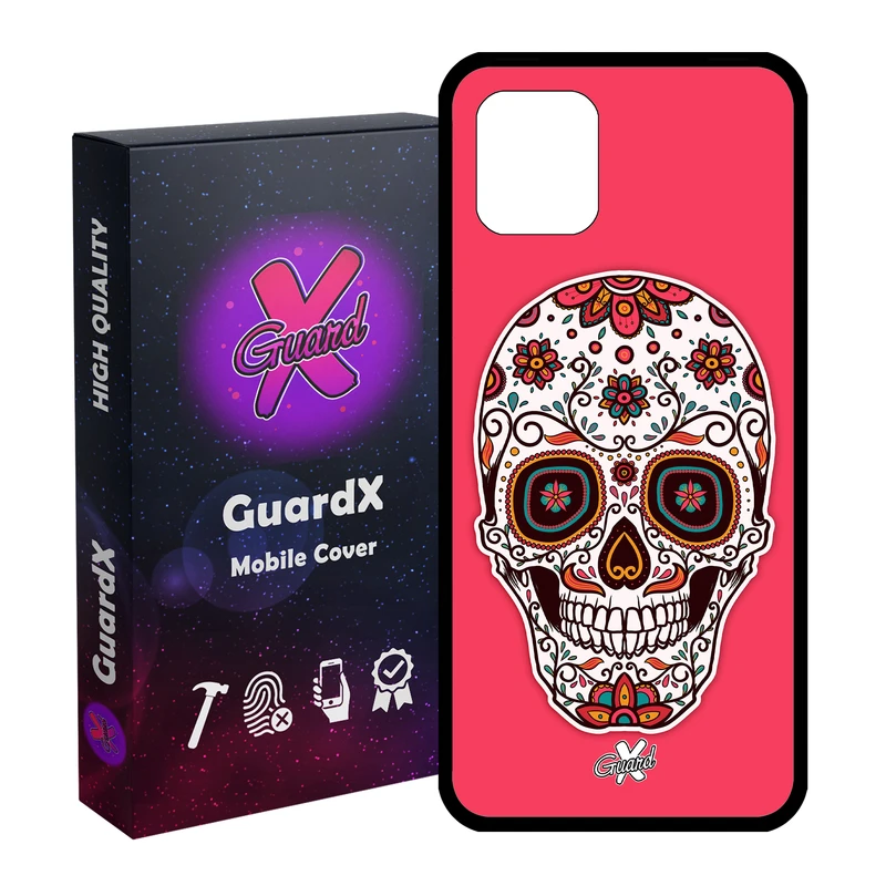 کاور گارد ایکس طرح Skull مدل Glass10116 مناسب برای گوشی موبایل سامسونگ Galaxy Note 10 Lite