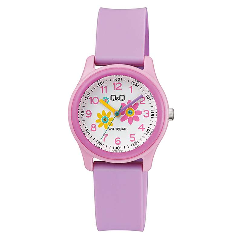 ساعت مچی عقربه ای دخترانه کیو اند کیو مدل VS59J004Y ساعت مچی عقربه ای دخترانه کیو اند کیو مدل VS59J004Y