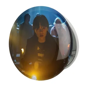 آینه جیبی خندالو طرح سریال ونزدی Wednesday مدل تاشو کد 25275 