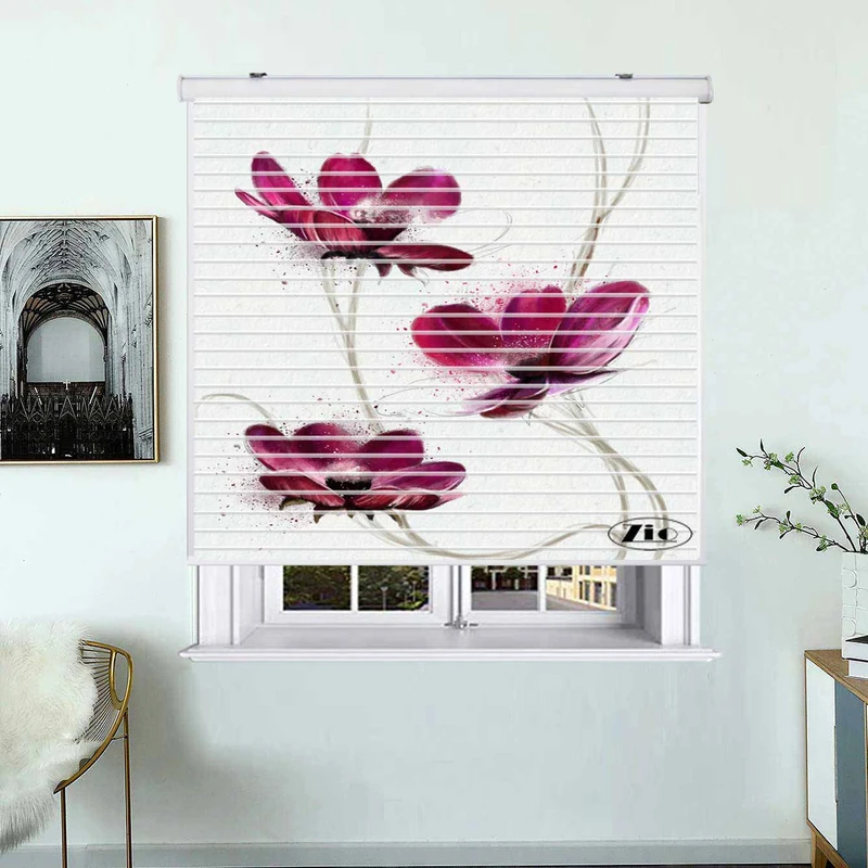  پرده زبرا زیو مدل P-6024 سایز 150x150 سانتی متر