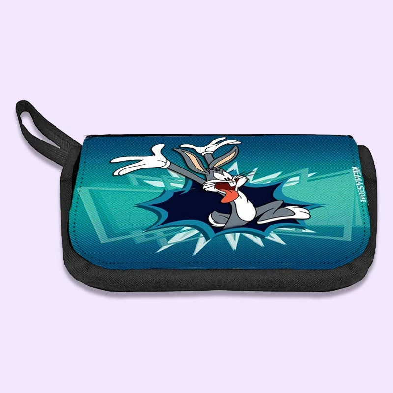 جامدادی نمااستور مدل دو زیپ طرح انیمیشن بانی خرگوشه کد 1026