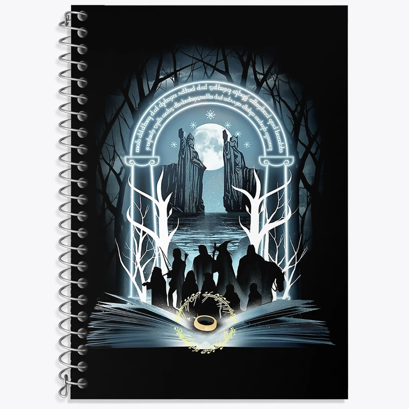 دفتر نت موسیقی 50 برگ خندالو طرح ارباب حلقه ها (Lord of the Rings)  کد N5001