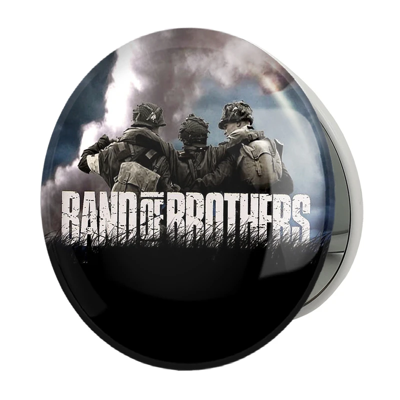 آینه جیبی خندالو طرح جوخه برادران Band Of Brothers مدل تاشو کد 29774