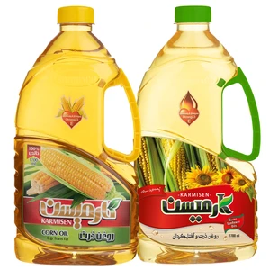 روغن ذرت آفتابگردان و روغن ذرت خالص کارمیسن - 1700 میلی لیتر بسته 2 عددی