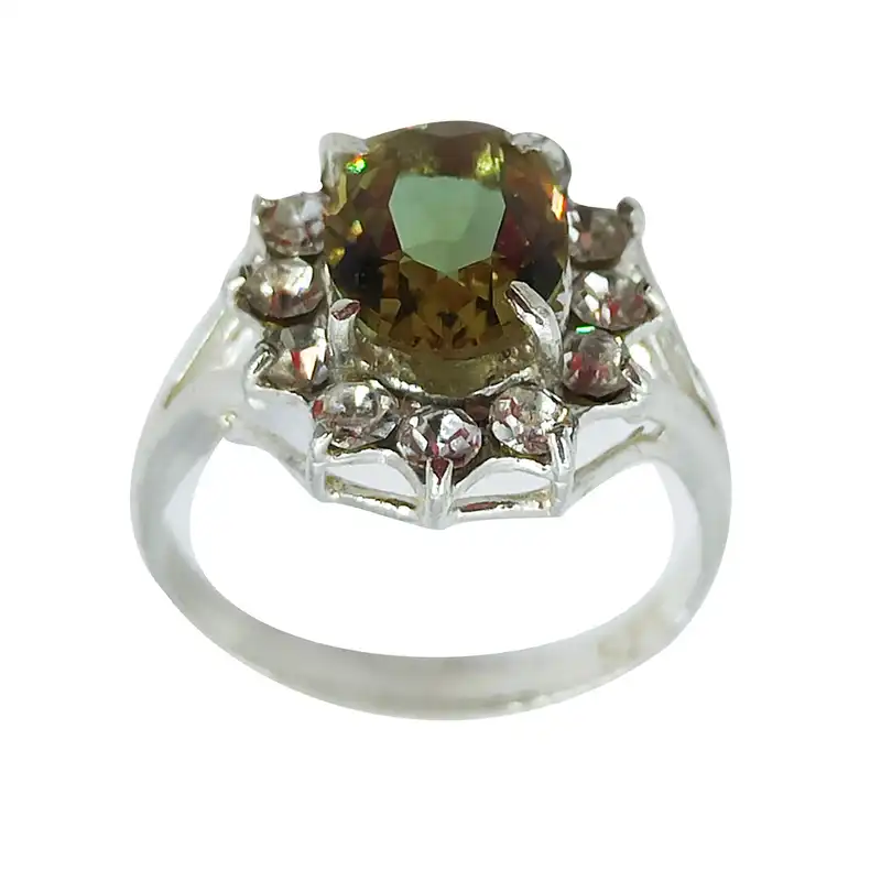 نیم ست نقره زنانه سلین کالا مدل الکساندریت ce-k108