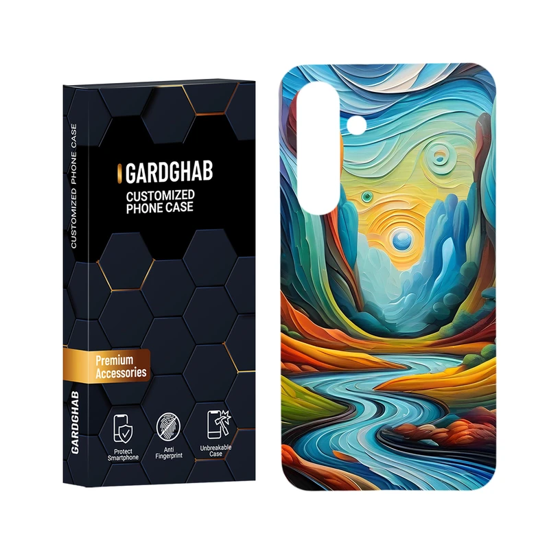 کاور گارد قاب مدل هنری مناسب برای گوشی موبایل سامسونگ   Galaxy S24 Plus 