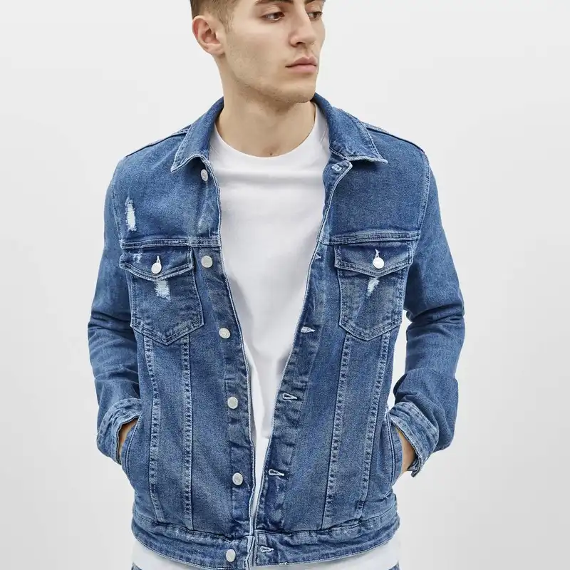 کت جین مردانه مدل BSK 42077