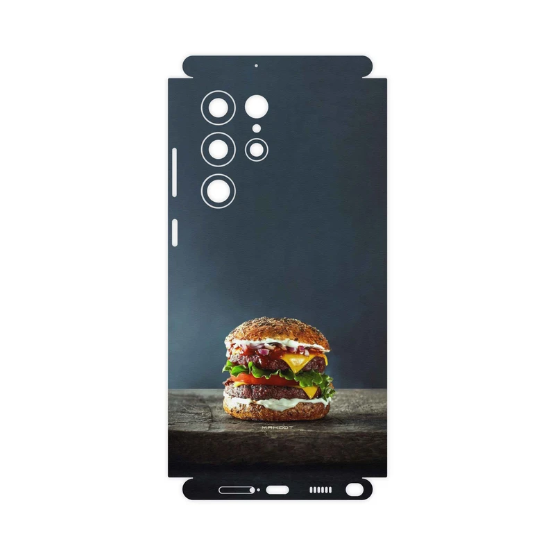 برچسب پوششی ماهوت مدل Hamburger-FullSkin مناسب برای گوشی موبایل سامسونگ Galaxy S22 Ultra 5G