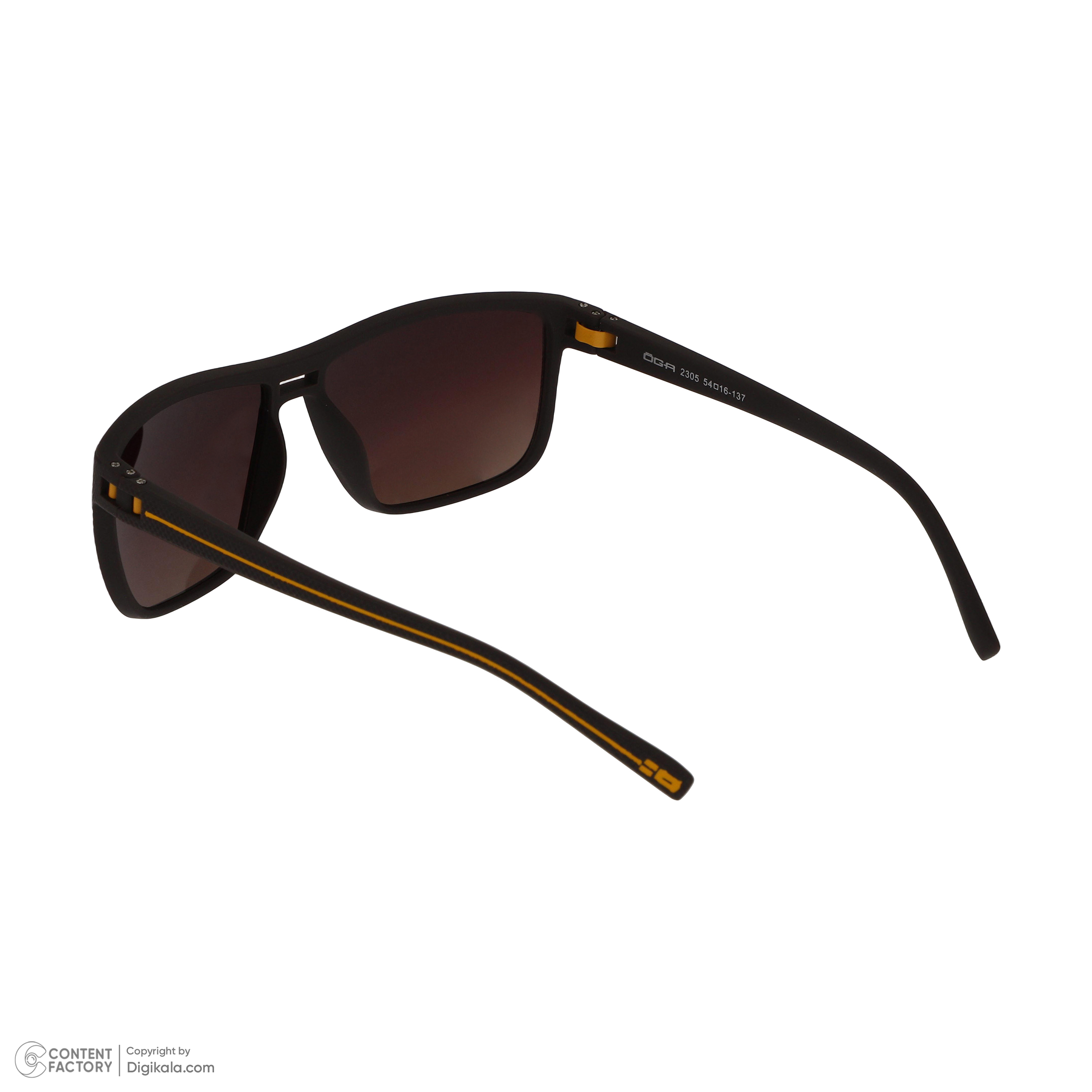 عینک آفتابی مردانه اوگا مدل 2305-BROWN-YELLOW