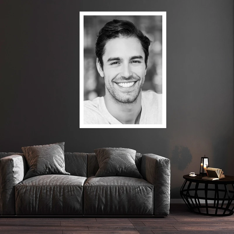 تابلو بکلیت طرح لبخند و دندانپزشکی مدل قاب شاسی W-S9364