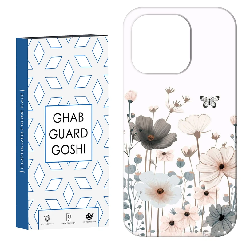 کاور قاب گارد گوشی طرح گل کد Dimo-135 مناسب برای گوشی موبایل اپل IPHONE 15 PRO MAX   