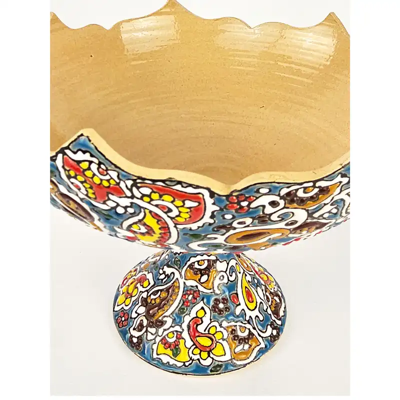 آجیل خوری میناکاری مدل بته جقه کد A020