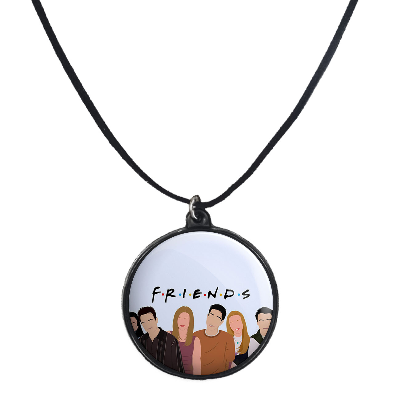 گردنبند پرمانه طرح فرندز کد pmb.18940 مدل دو طرفه