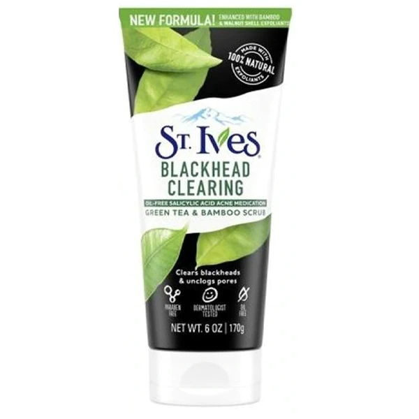 اسکراب لایه بردار پوست اس تی.ایوز مدل BLACKHEAD CLEARING حجم 170 میلی لیتر