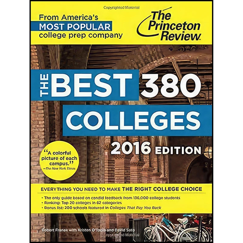 کتاب The Best 380 Colleges, 2016 Edition اثر Kalman A. Chany انتشارات Princeton Review
