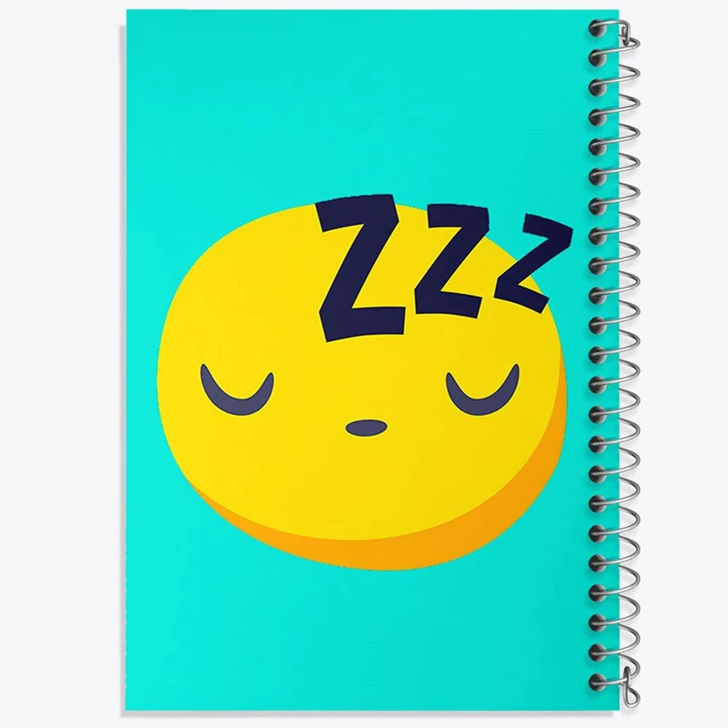 دفتر شطرنجی 50 برگ خندالو طرح ایموجی Emoji کد 3001