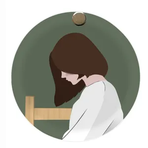 آینه جیبی طرح دخترانه کد ay53