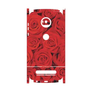 MAHOOT Red-Flower-FullSkin Cover Sticker for Motorola Moto Z2 Play