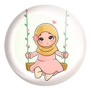 پیکسل خندالو طرح دخترانه باحجاب کد 25987 مدل بزرگ