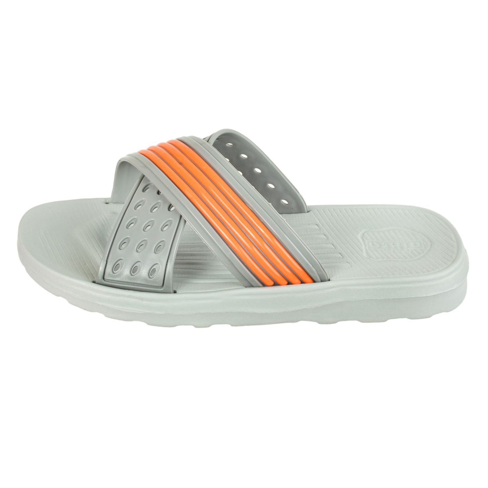 دمپایی مردانه نیکتا مدل پانچی GRY.1803 - - 1