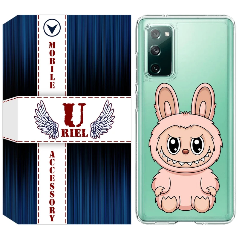 کاور یوریل مدل Clear کد 138 طرح لبوبو مناسب برای گوشی موبایل سامسونگ Galaxy S20 FE