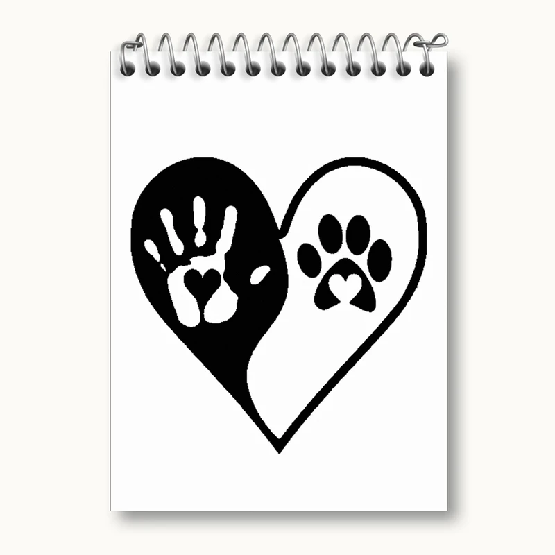 دفتر یادداشت 50 برگ خندالو مدل حمایت از حیوانات کد 27367