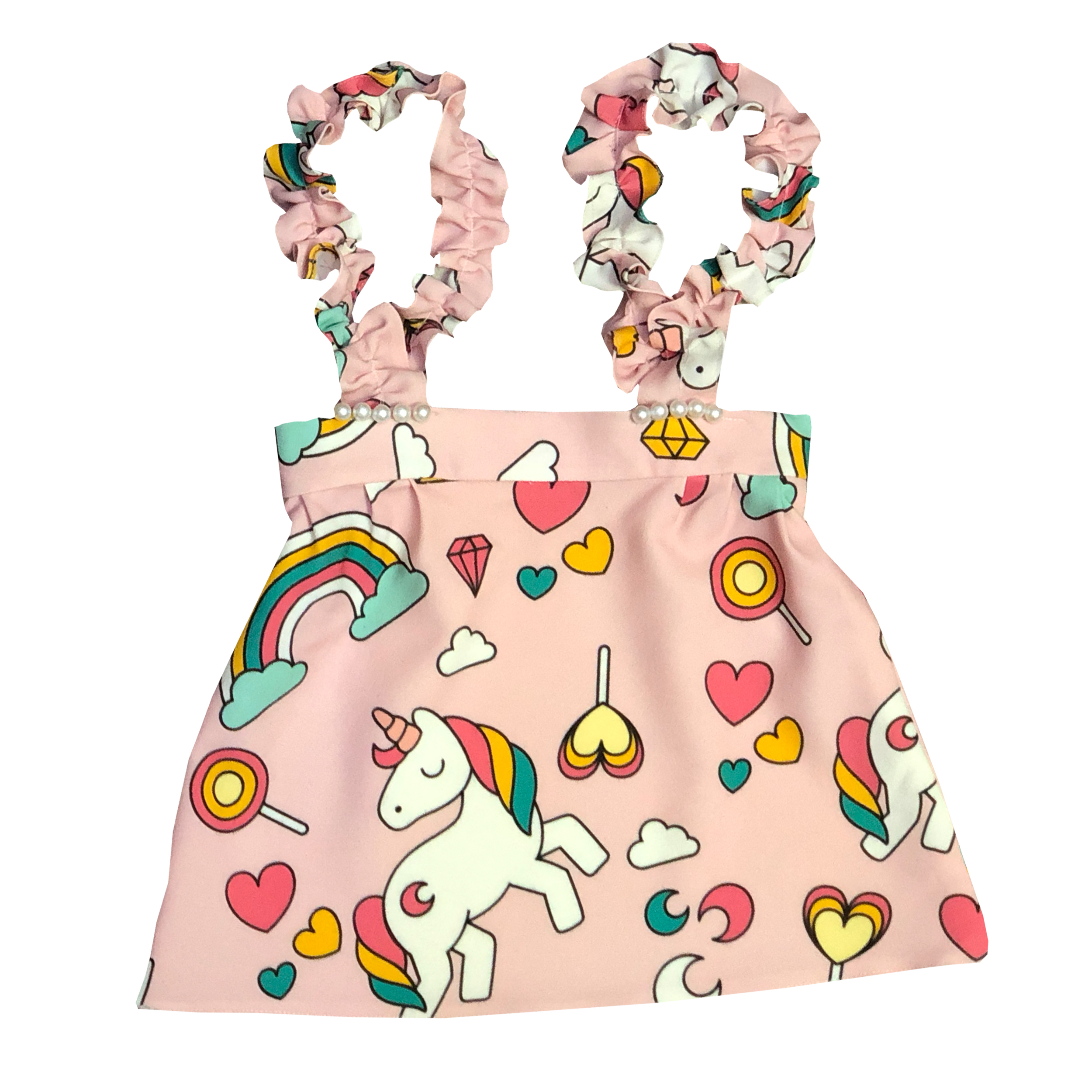 سارافون دخترانه مدل unicorn کد 2534