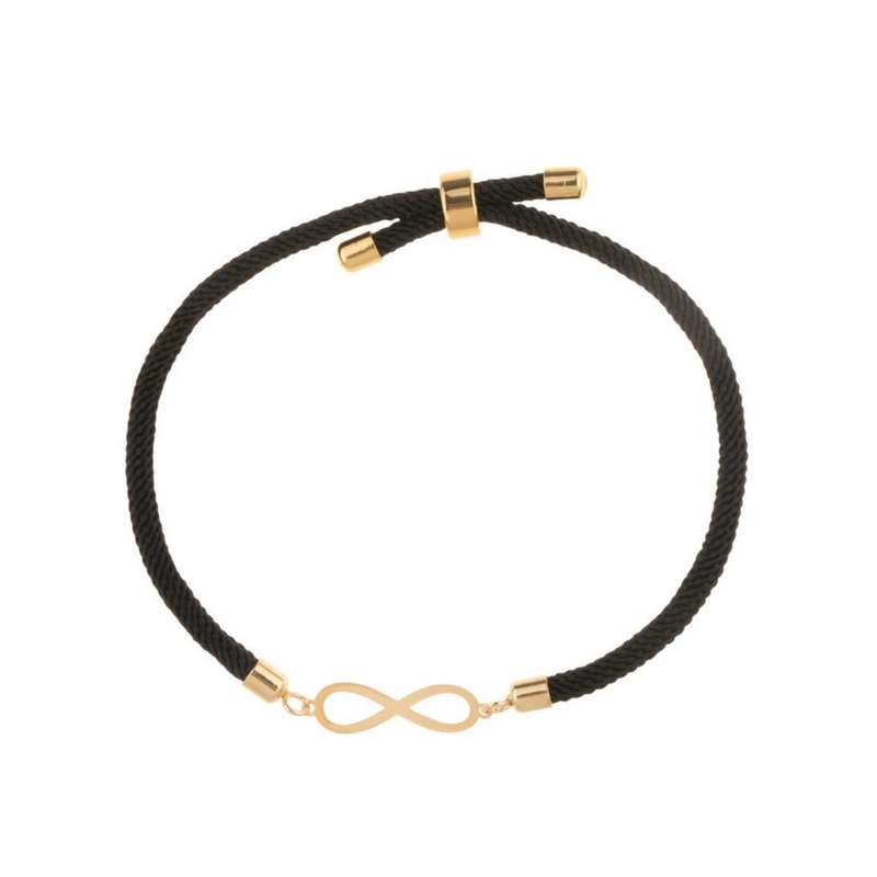 دستبند طلا 18 عیار زنانه وی وی گلد مدل بینهایت کد 80 دستبند طلا 18 عیار زنانه وی وی گلد مدل بینهایت کد 80