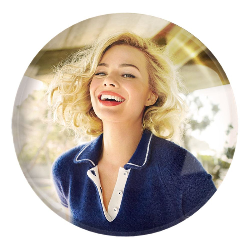 پیکسل خندالو طرح مارگو رابی Margot Robbie کد 3863 مدل بزرگ
