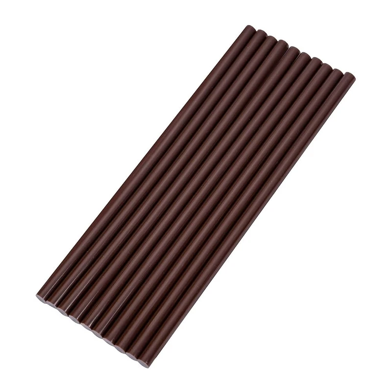 چسب حرارتی مدل 07200-brown قطر 7 میلی متر بسته 10 عددی