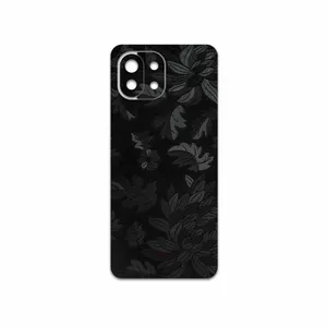 MAHOOT Black-Wildflower Cover Sticker for Xiaomi 11 Lite 5G NE