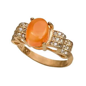 انگشتر نقره زنانه مدل 008-1 عقیق یمن