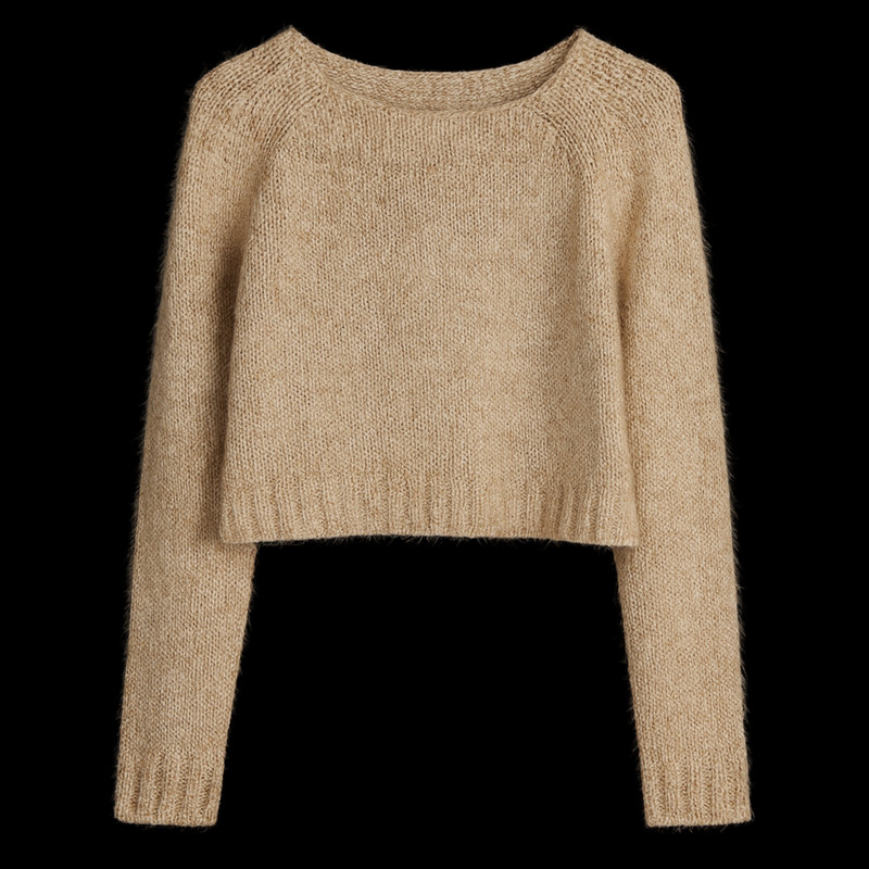 پلیور یقه گرد زنانه مدل 1853