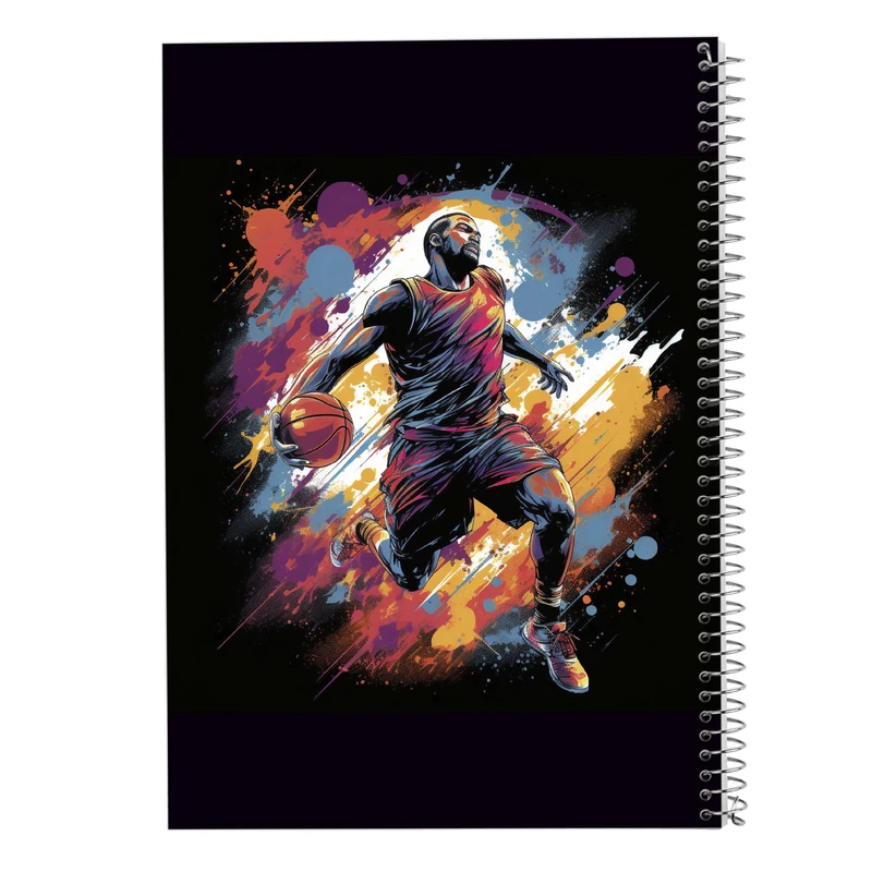 دفتر ژورنال نویسی 50 برگ مدوپد مدل نقطه ای طرح Slam Dunk کد DF2703