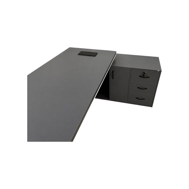میز مدیریت هیراد مدل M944-MDF سایز 80 × 200 سانتی متر