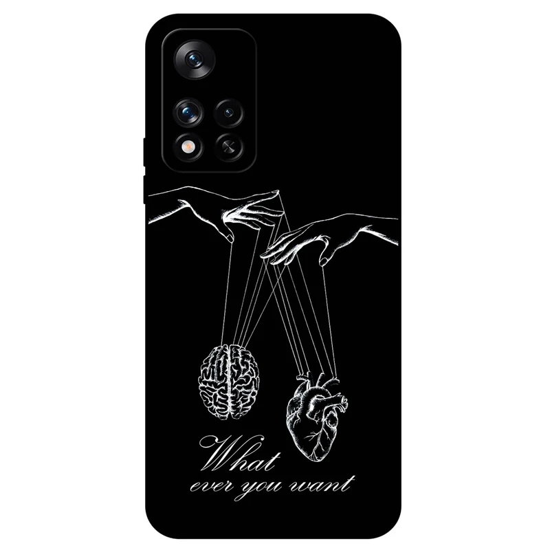 کاور مگافون طرح فکر و احساس مدل 1899 مناسب برای گوشی موبایل شیائومی Redmi Note 11 Pro Plus 5G