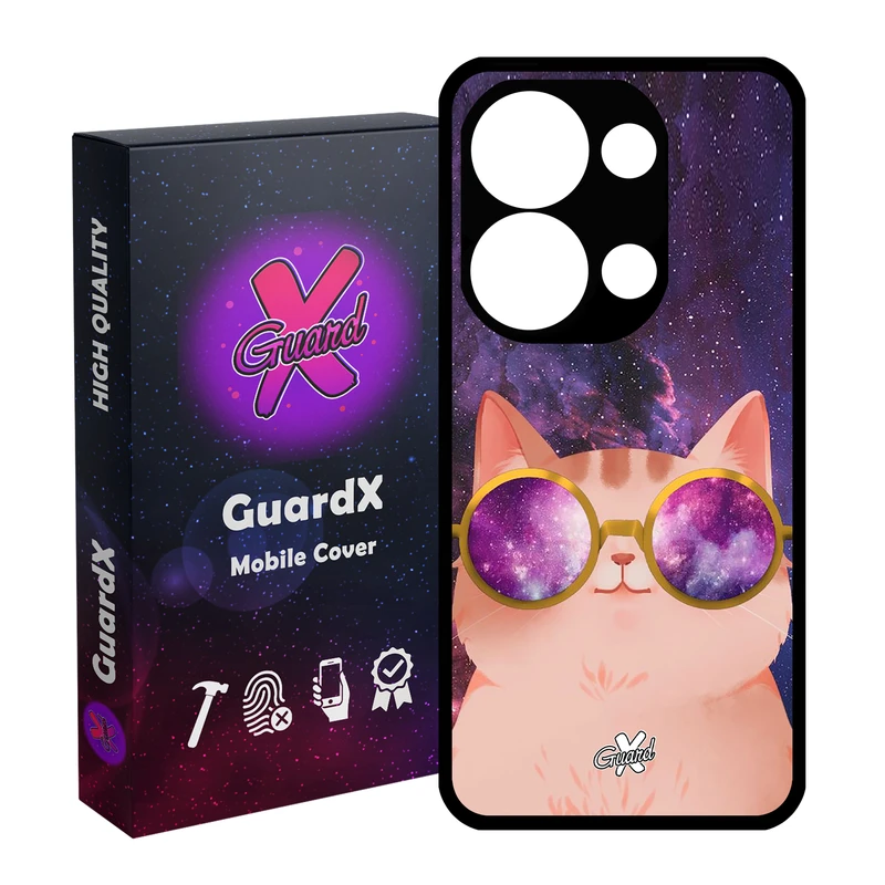 کاور گارد ایکس طرح Cat مناسب برای گوشی موبایل شیائومی Redmi Note 13 Pro 4G / Poco M6 Pro 4G