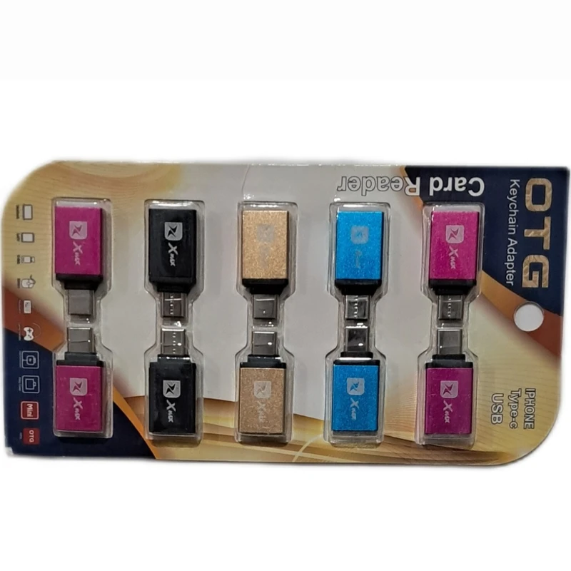 مبدلUSB به OTG USB_C مدل D_11 بسته 10 عددی