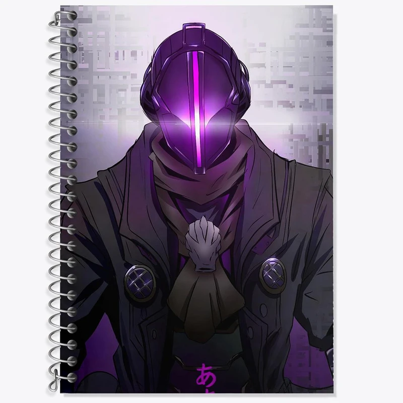 دفتر زبان 50 برگ خندالو مدل سه خط طرح باندرودر انیمه ساخته شده پرتگاه Made in Abyss کد 22077