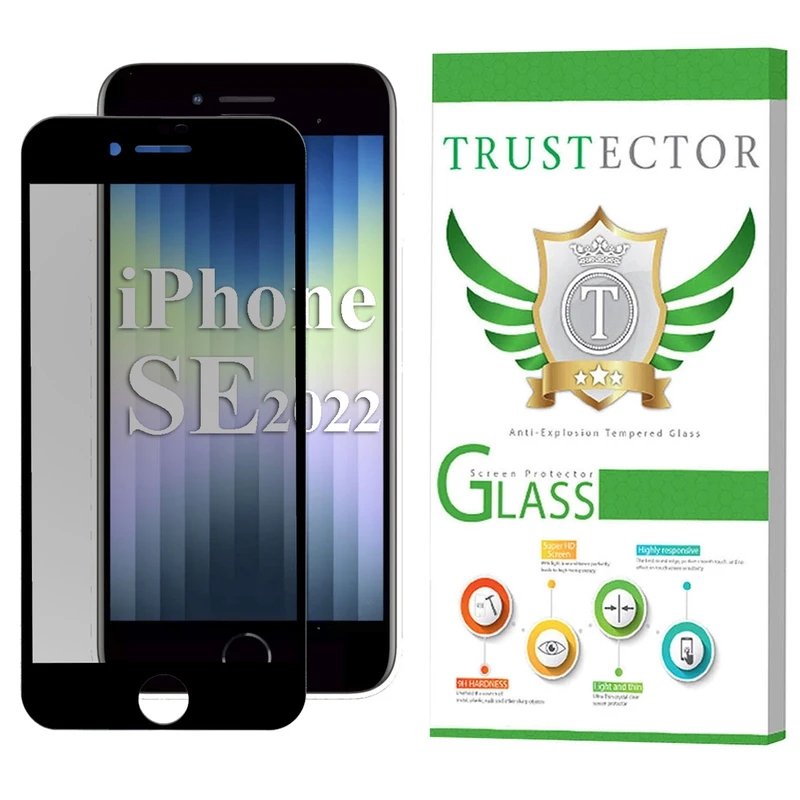 محافظ صفحه نمایش حریم شخصی تراستکتور مدل PFTA مناسب برای گوشی موبایل اپل iPhone SE 2022